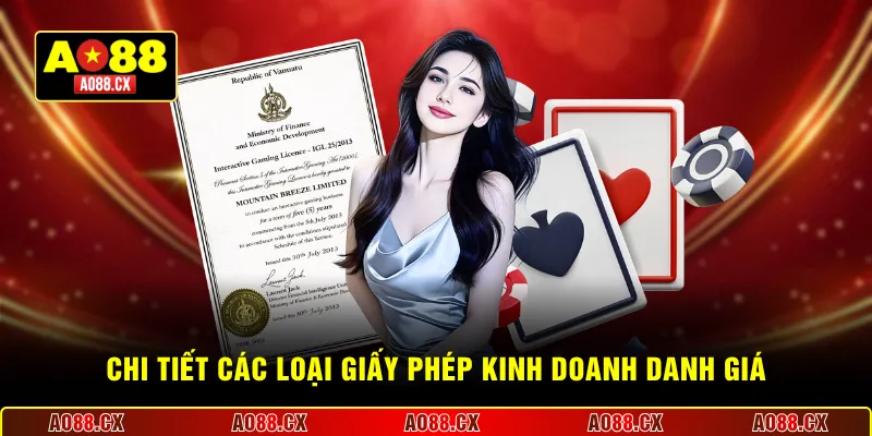 Chi tiết các loại giấy phép kinh doanh danh giá