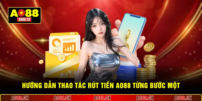 Hướng dẫn thao tác rút tiền AO88 từng bước một